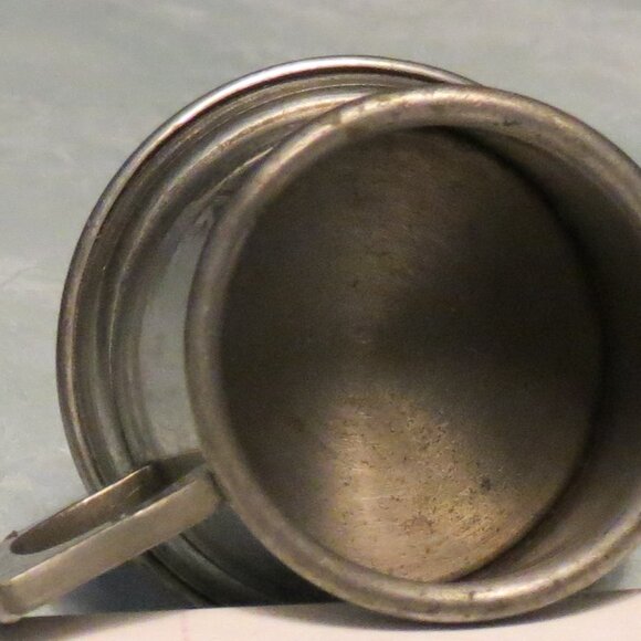 Stieff Pewter Mini Mug  with Handle/approx. 2.5" - Picture 6 of 7
